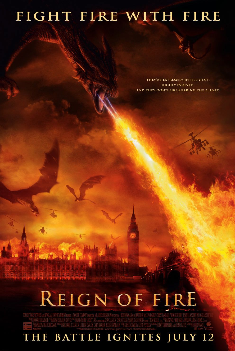 Reign Of Fire- fantasy adventure movies hollywood