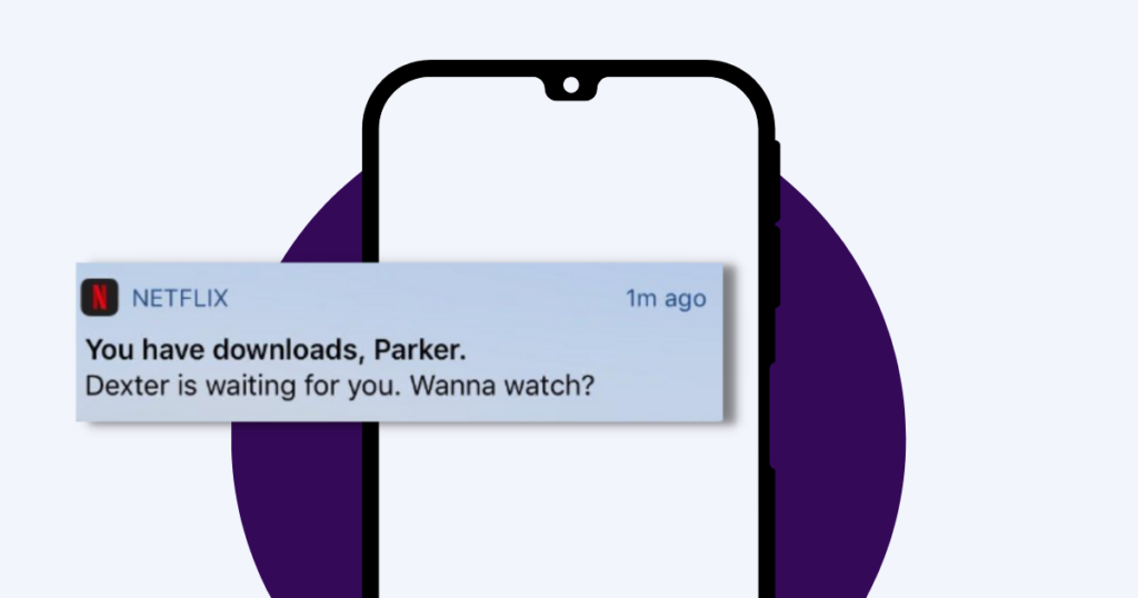 Netflix Personalized Push Notifications