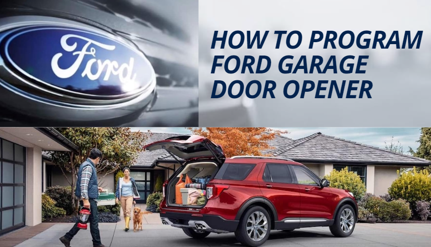 how to program ford garage door opener