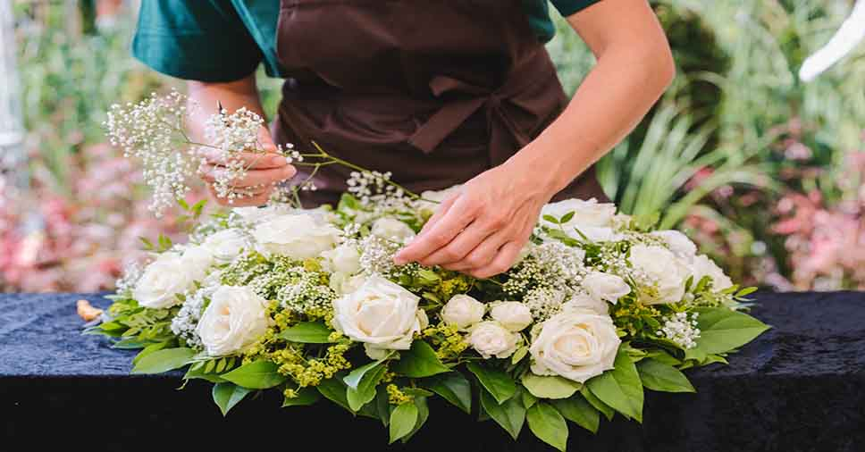 coroas de flores