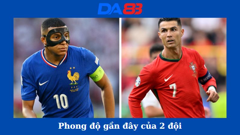 Phong độ của Bồ Đào Nha vs Pháp