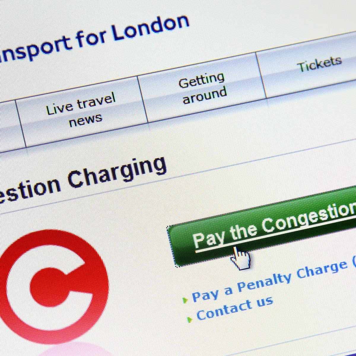 how to pay congestion charge