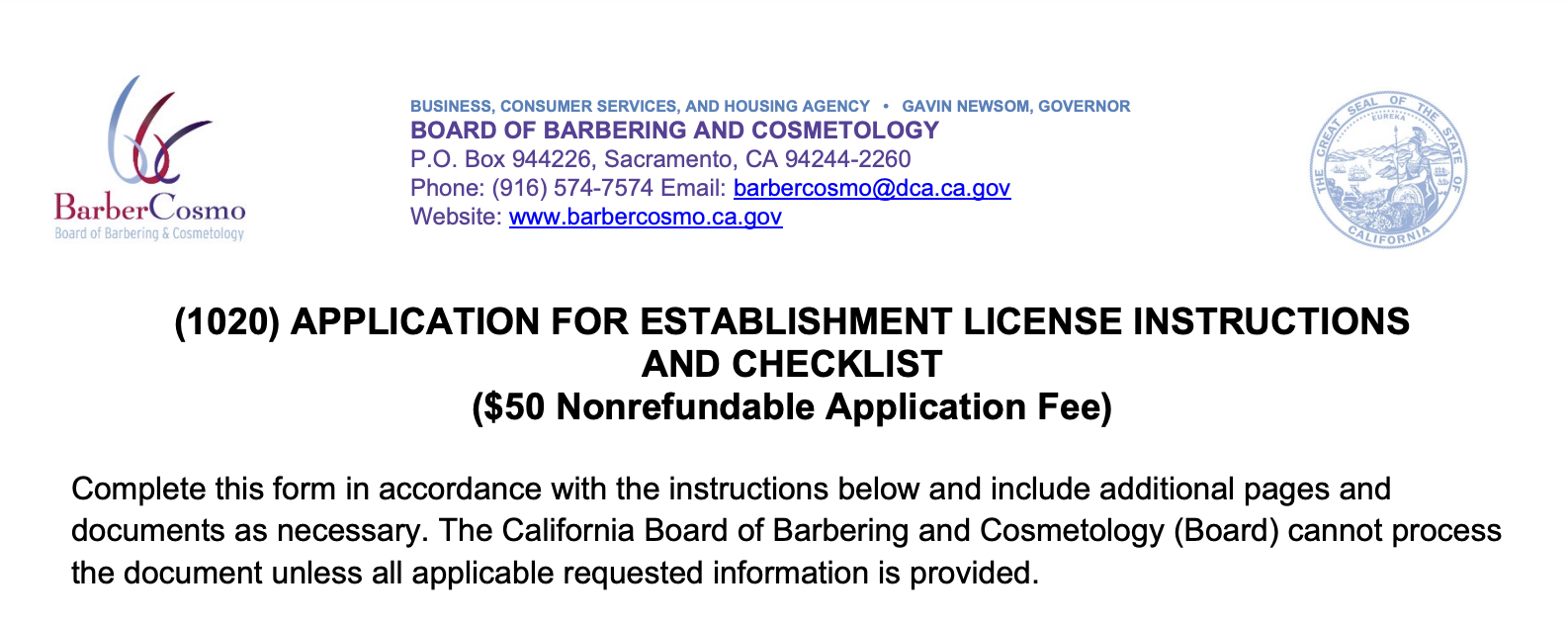 LLC cost California