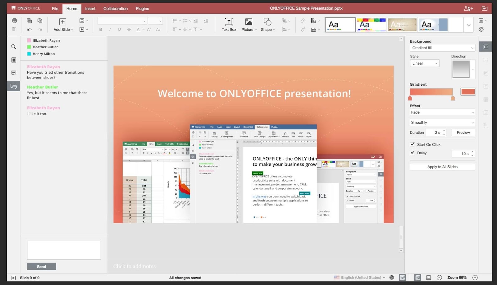 pdf presentation linux