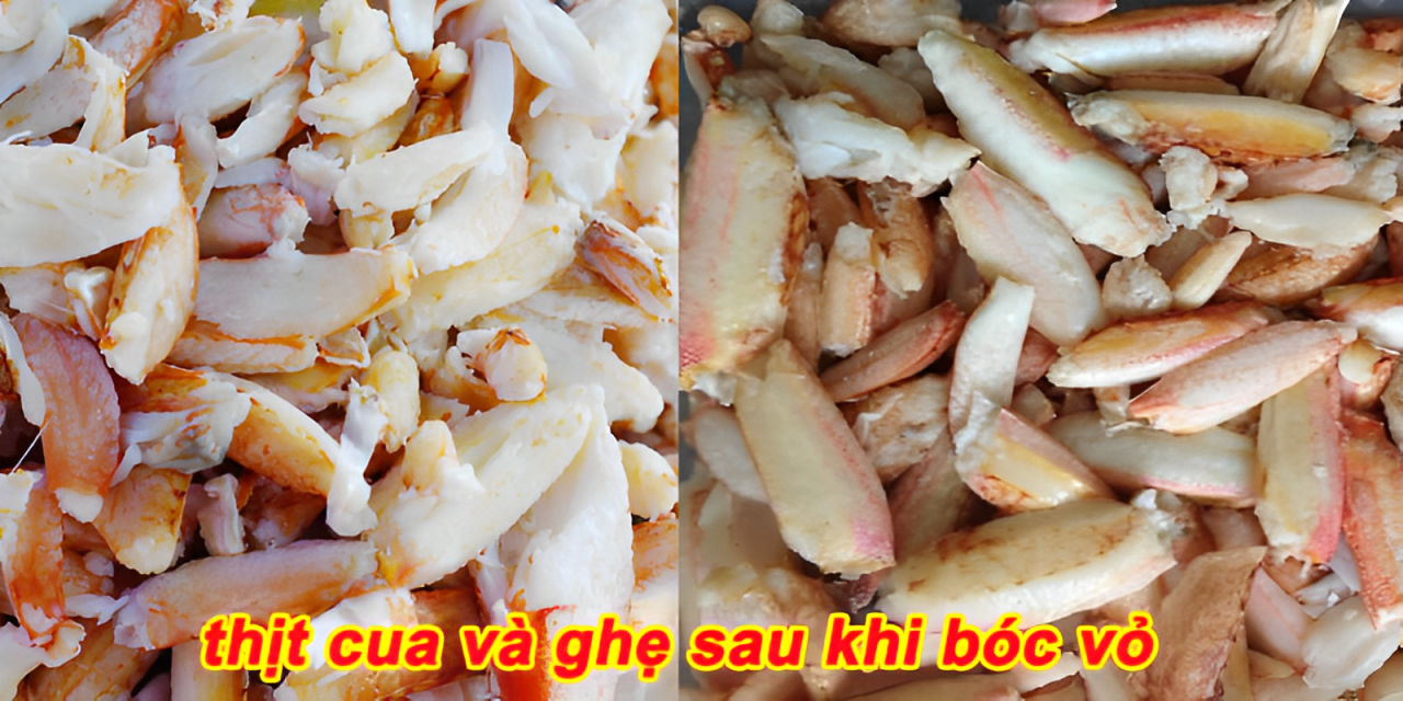 Phân biệt cua và ghẹ dựa vào thịt