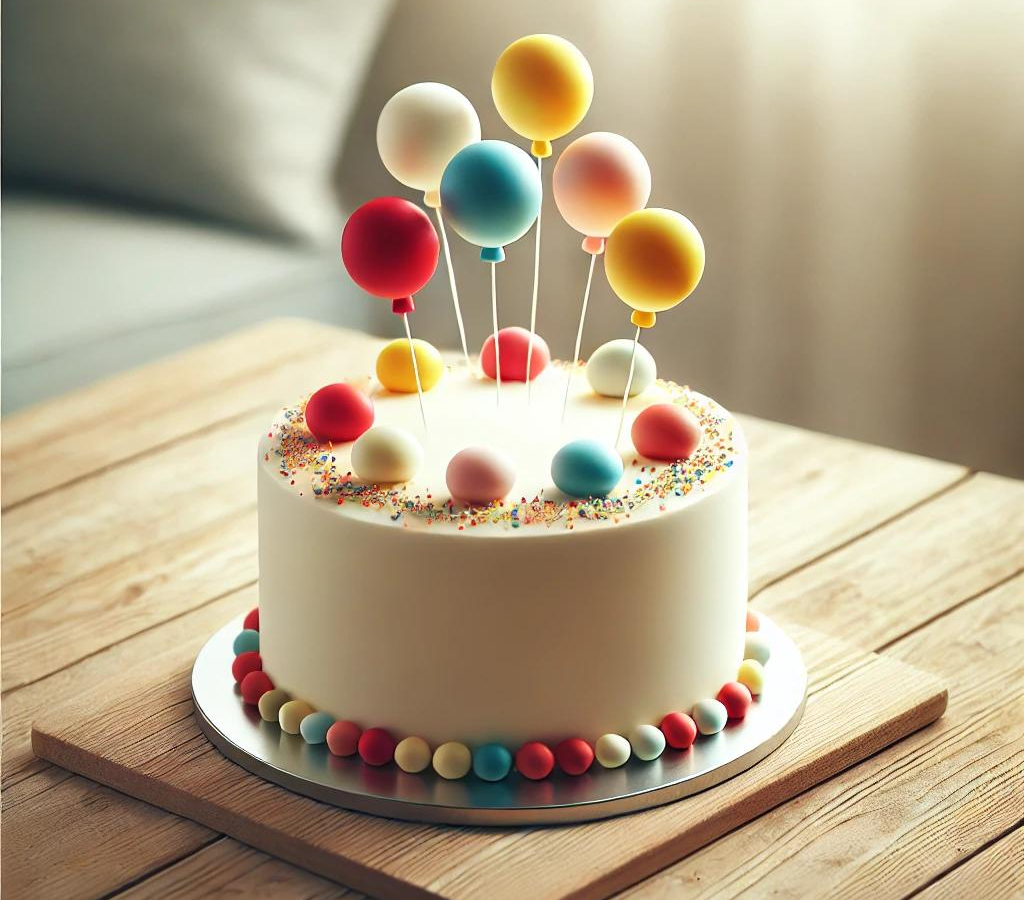 Birthday Balloon Cake