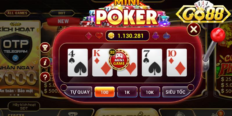 5 Mẹo Chơi Mini Poker Húp Trọn Tiền Thưởng Tại Go88