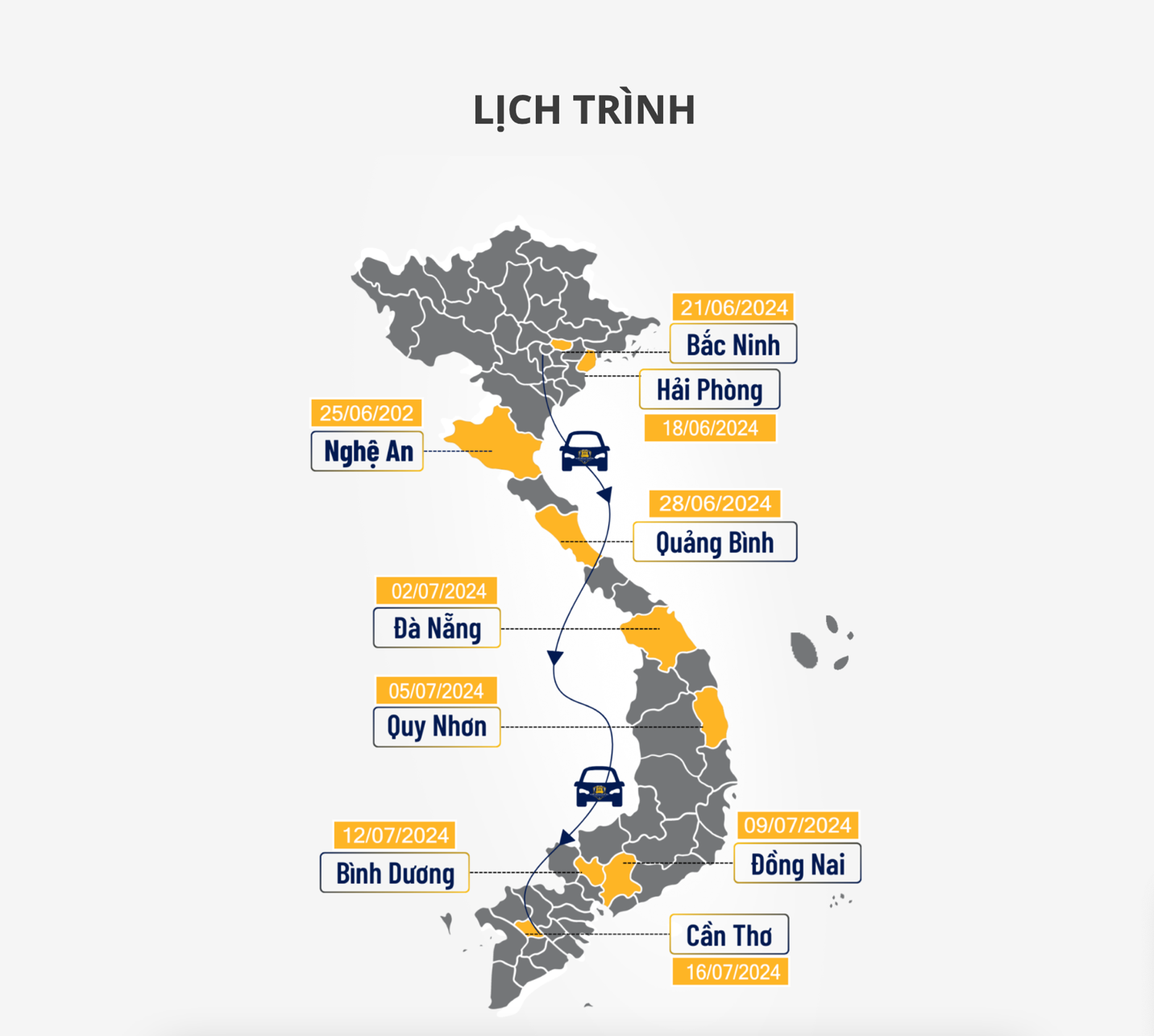 A map of vietnam with orange and grey colors

Description automatically generated
