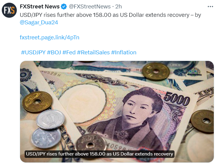 USD/JPY news today