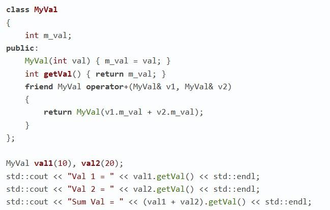 Операторная перегрузка в C++