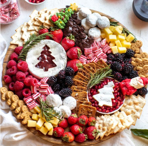 festive cheese boards are unique christmas dinner ideas
