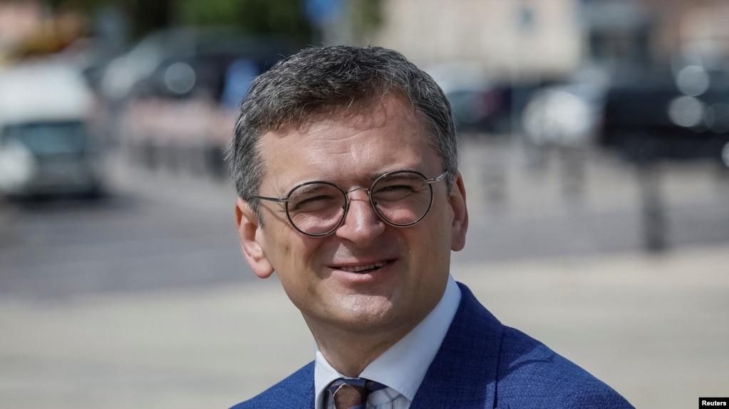 克兰外交部长德米特罗·库列巴(Dmytro Kuleba)在基辅。(资料照)