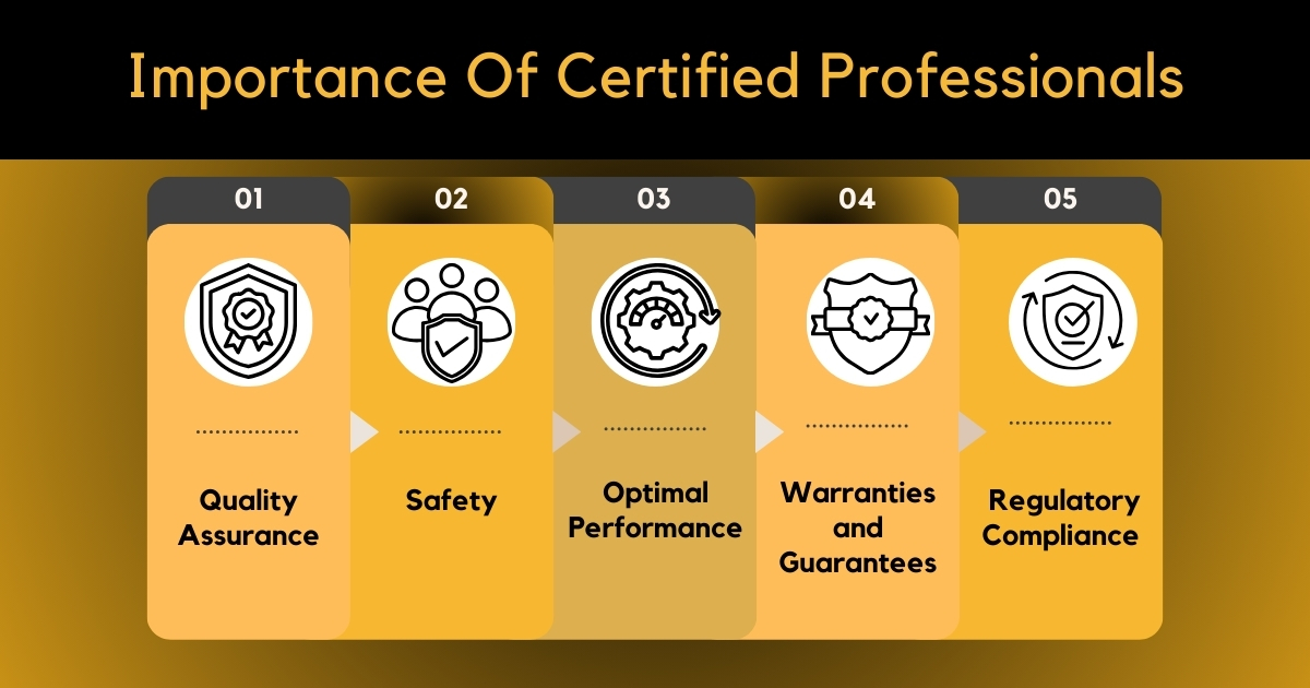 Importance Of Certified Professionals