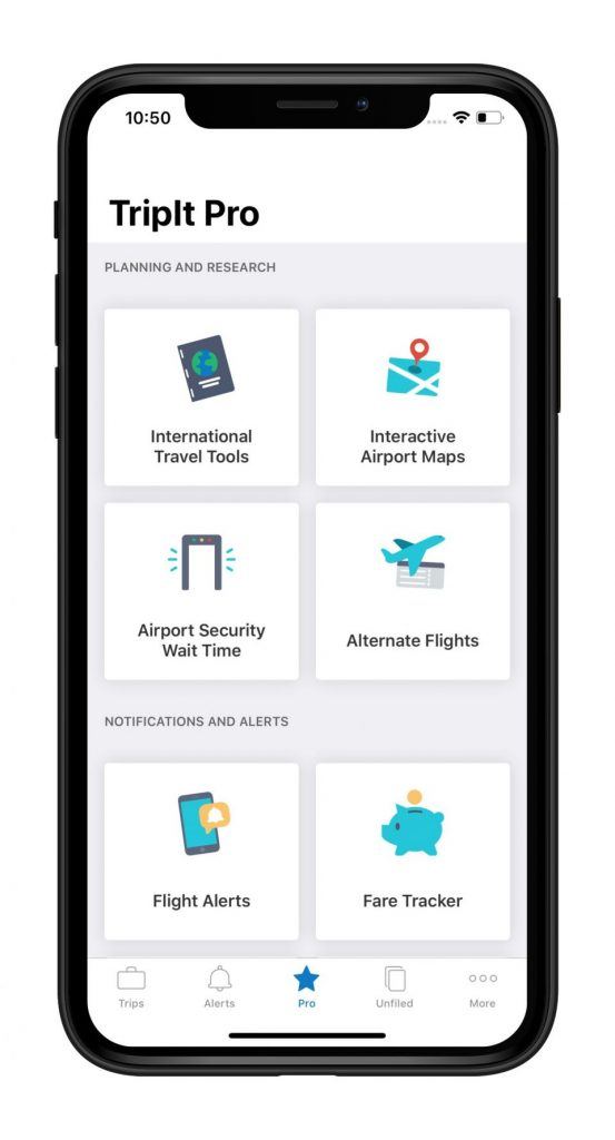 TripIt's Mobile App Access