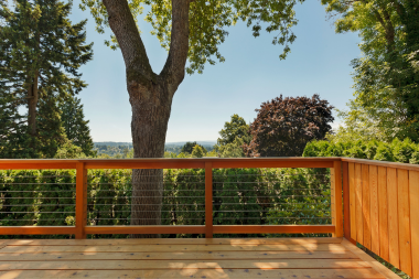 ways to keep your deck cool this summer shade trees above outdoor living space custom built michigan