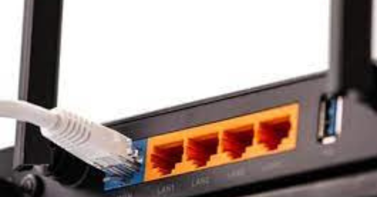 What are the Ethernet ports on a router for