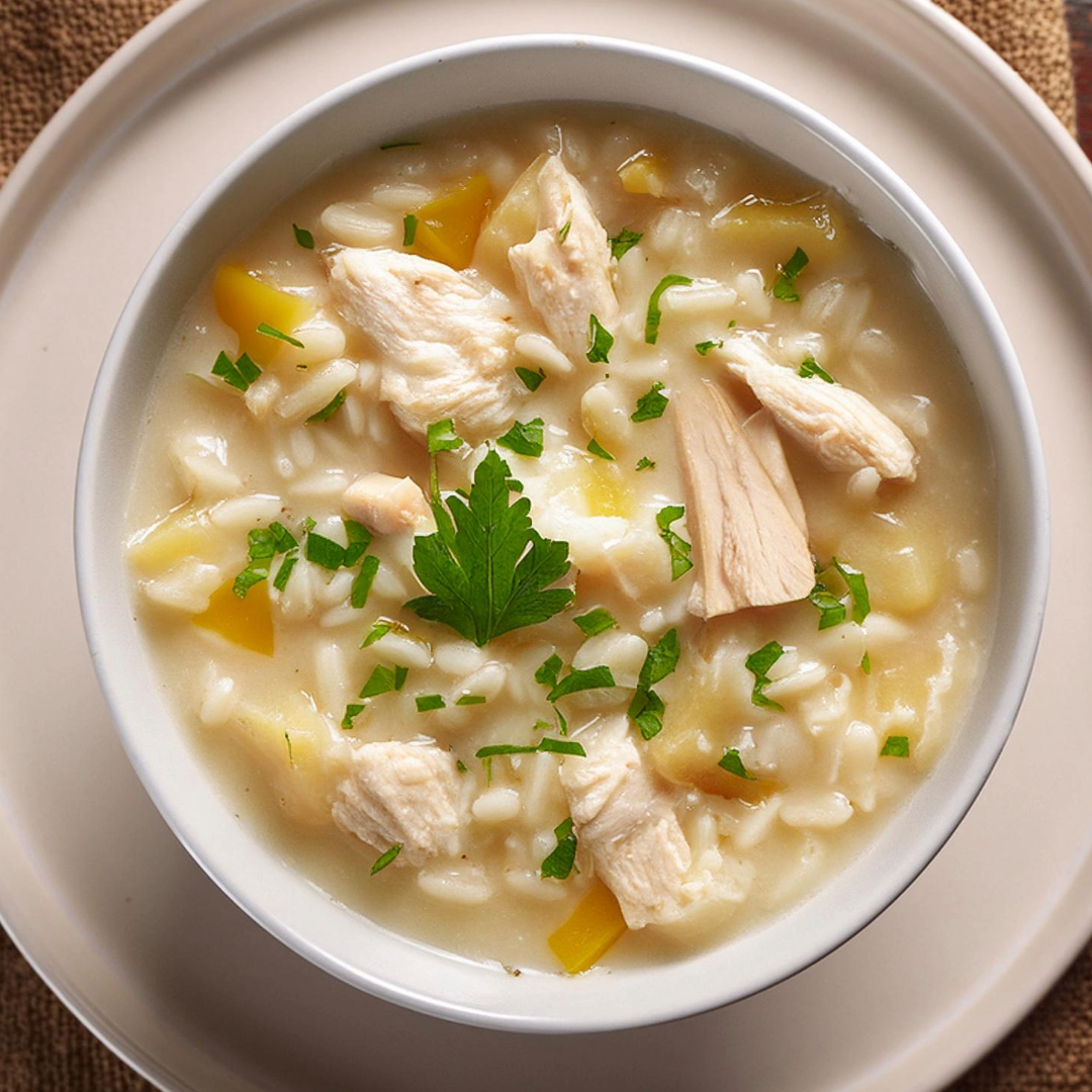 Creamy Chicken & Rice Soup 2