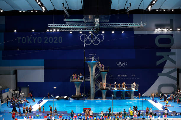 How many diving events are there in the Olympics