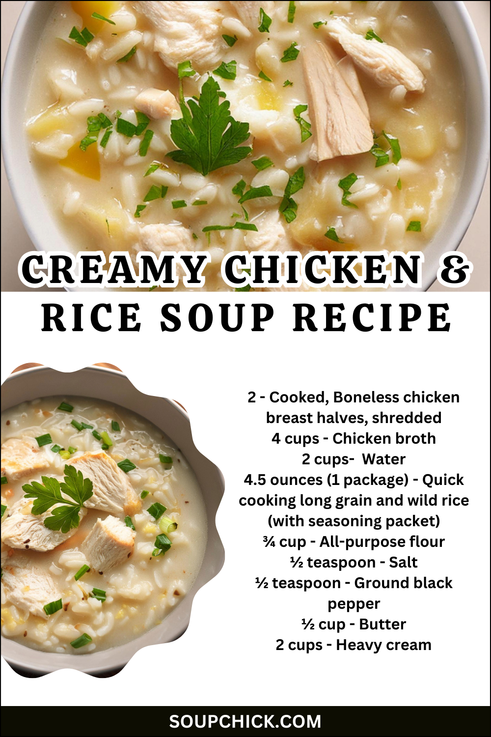 Creamy Chicken & Rice Soup 5