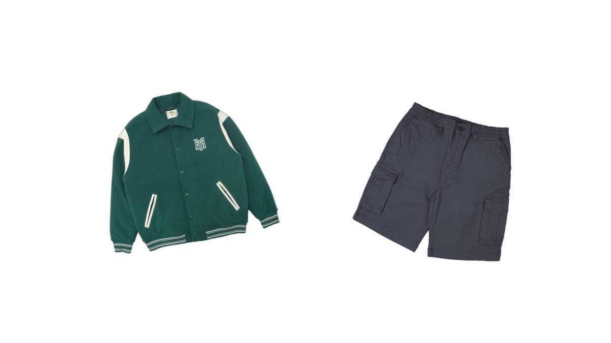 Varsity Jacket dan Shorts Cargo Pants