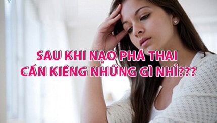 sau sinh phụ nữ cần kiêng gì