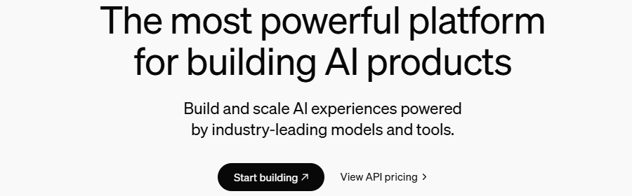 OpenAI API – Natural language processing, content generation, code completion and multimodal AI applications