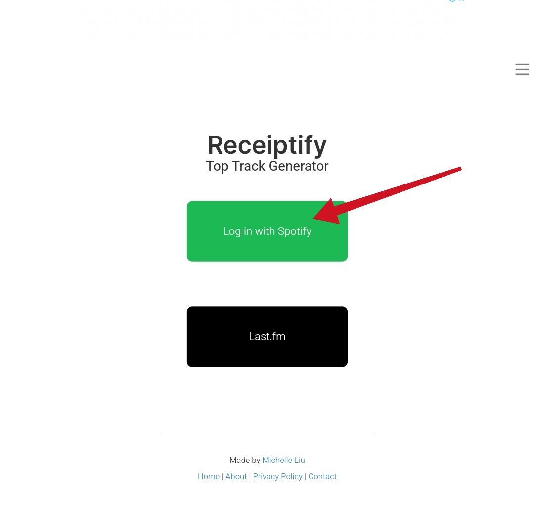 Receiptify Website