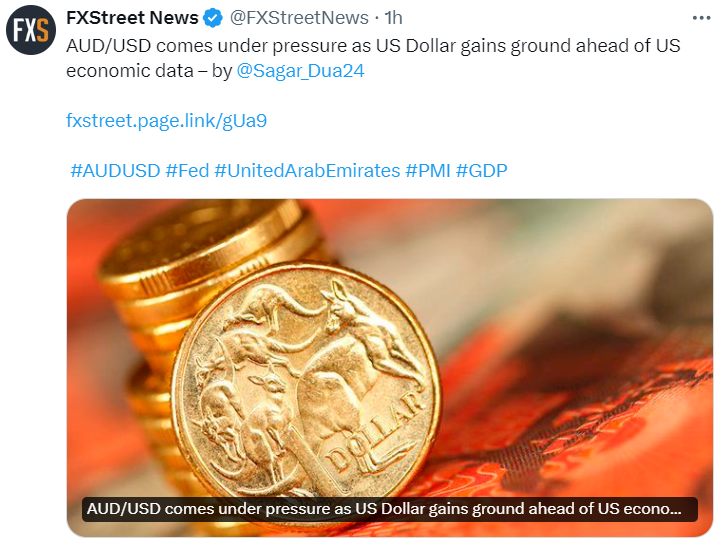 AUD/USD news today