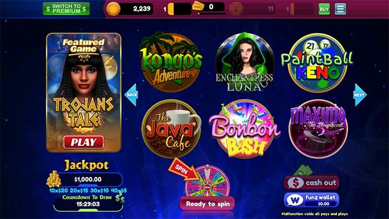 Games Available on Funzpoints