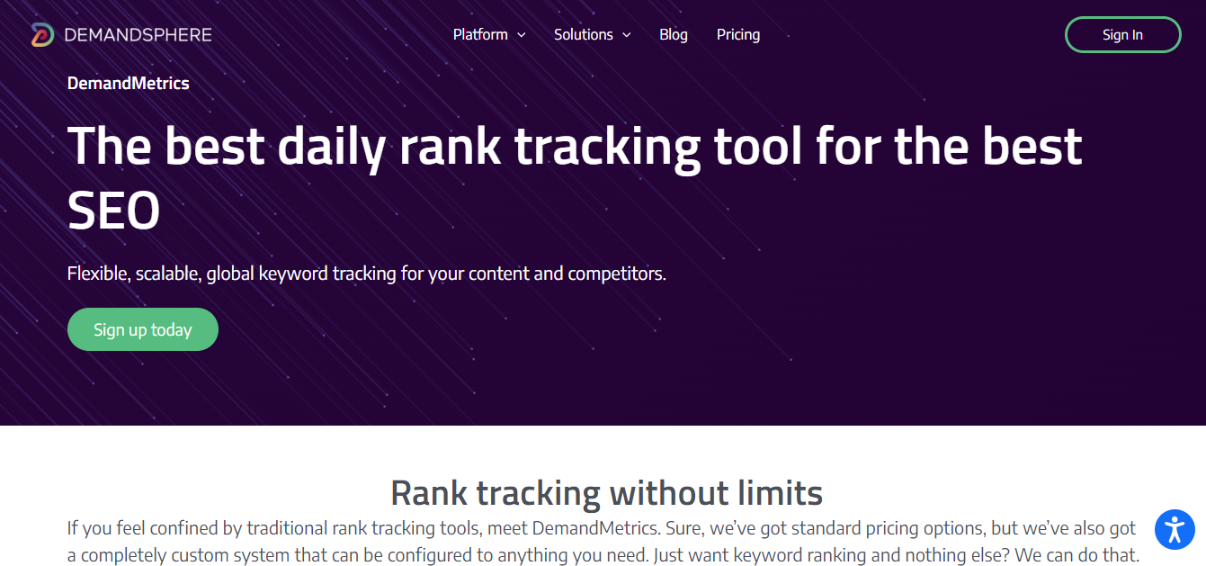 DemandSphere Rank Tracker