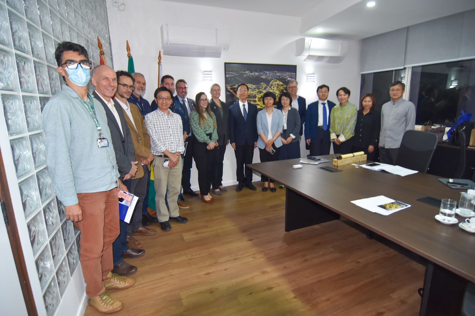 Equipe da Coordenadora Geral junto à delegação de Pequim