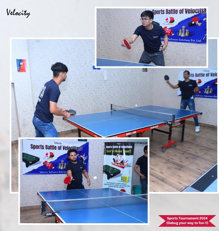 Tournament of Table Tennis match in Velocity