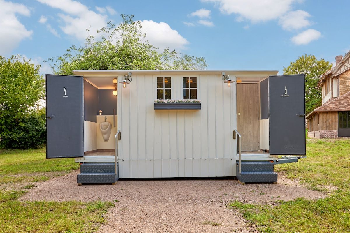 Sanitaires de luxe éphémères