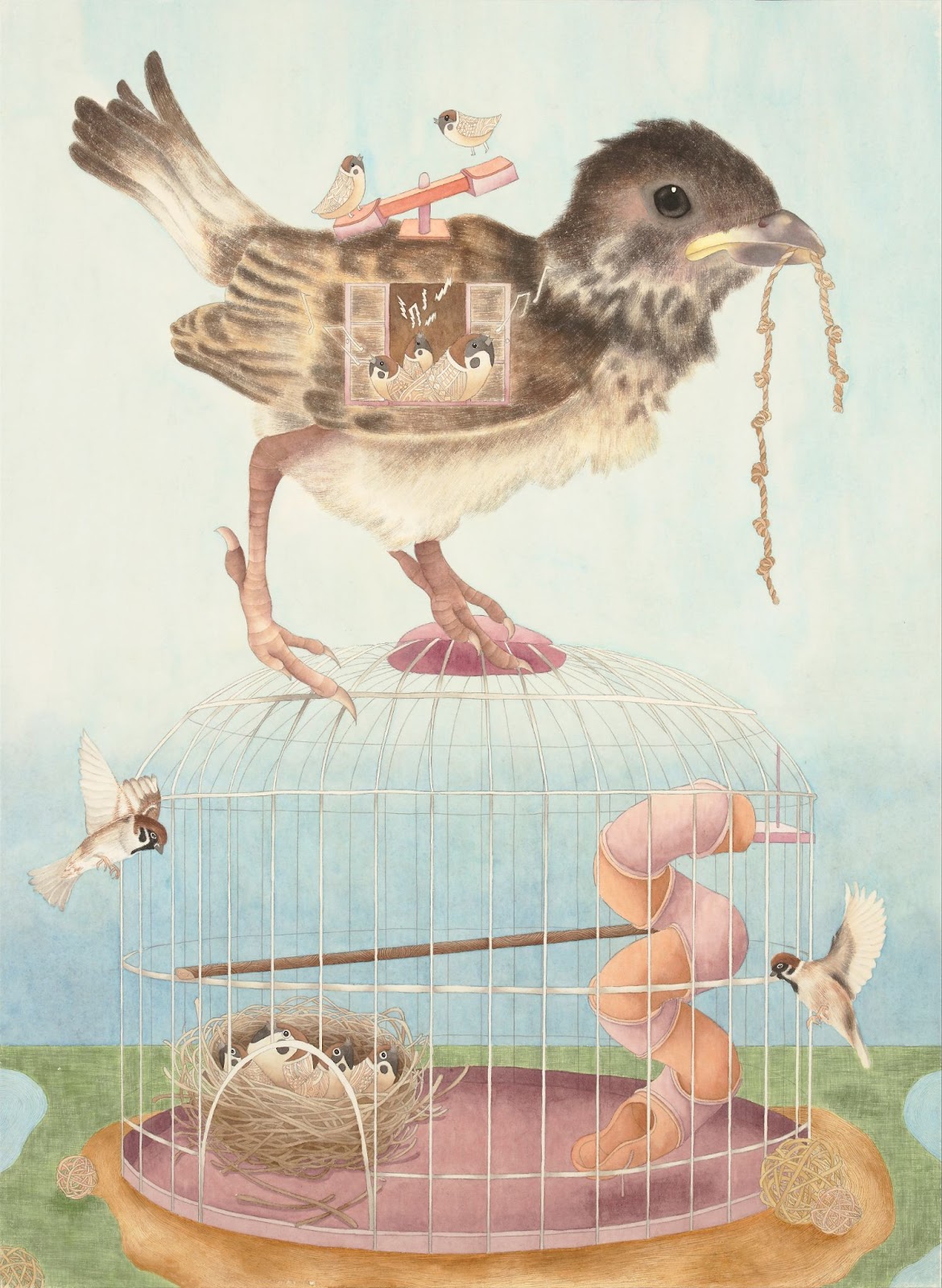 南應大美術系113級應屆畢業生黃莉倫個展【新思惟人文空間 ‧ 新秀展區】