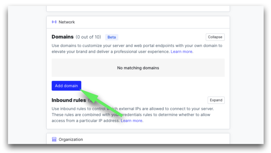 cloud sftp cloud storage custom domains