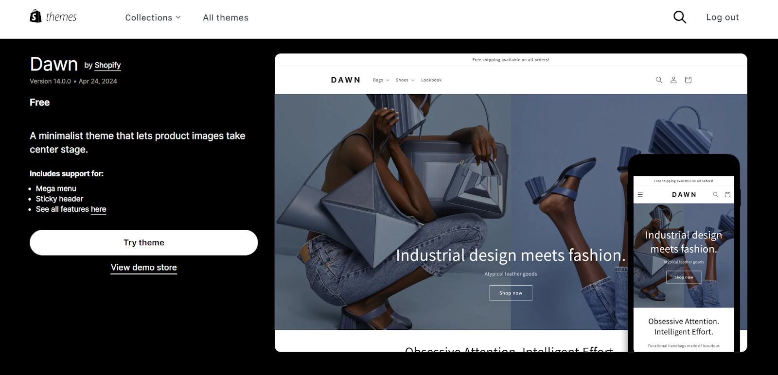 Dawn theme by Shopify