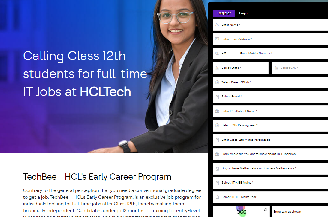 HCL TechBee Program