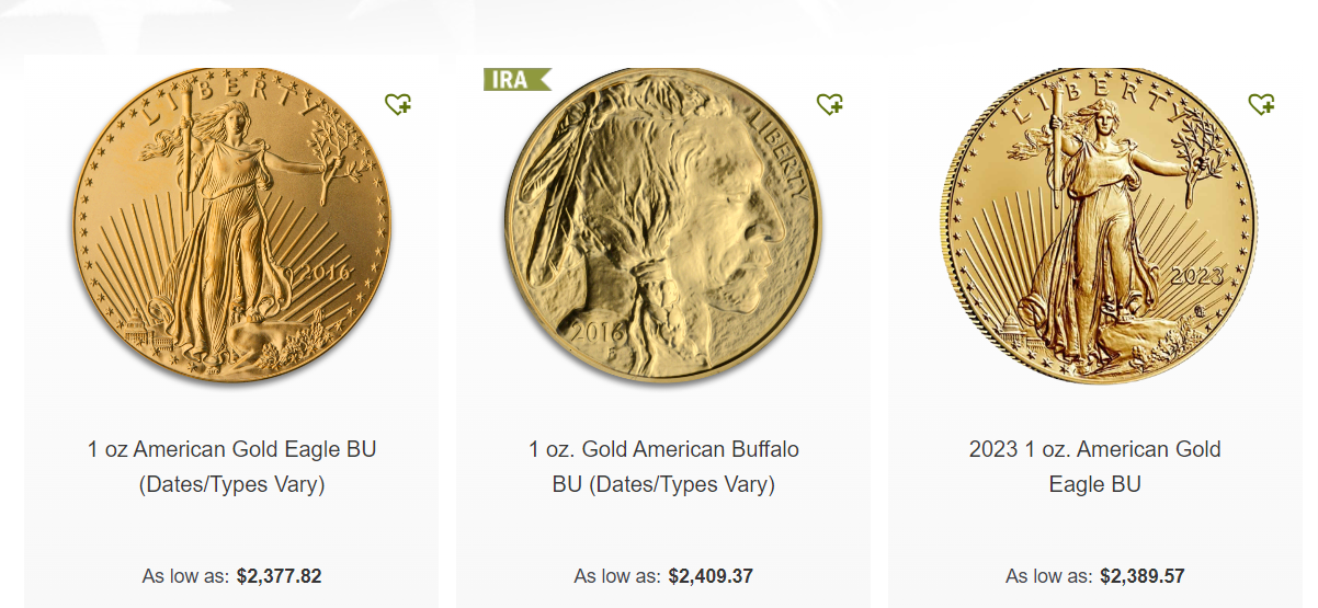 Blanchard Gold coins