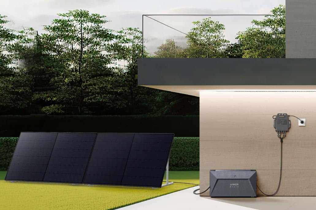 A solar panels on a building

Description automatically generated