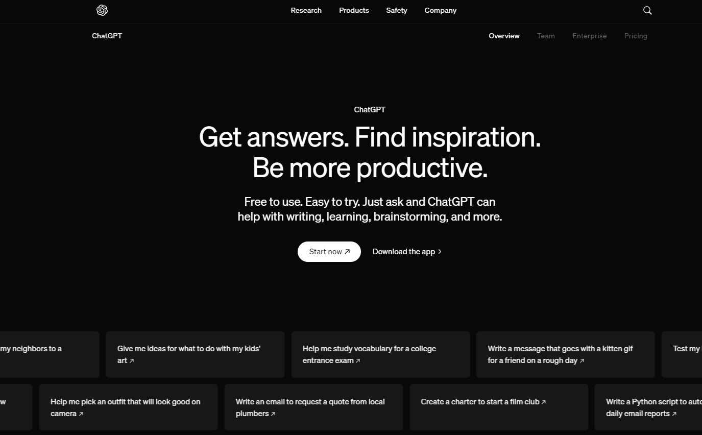 ChatGPT for AI Copywriting