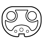 Tesla Supercharger connector or plug for charging stations and chargers networks for for electric cars and plug-in hybrid vehicles