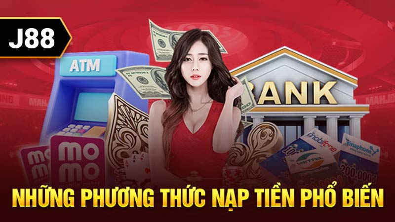 Nạp tiền J88 bằng thẻ ngân hàng: Hướng dẫn từng bước