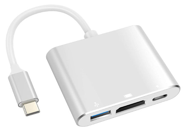 adaptador usb e hdmi