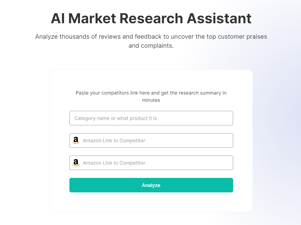 AI Market Research Assistant