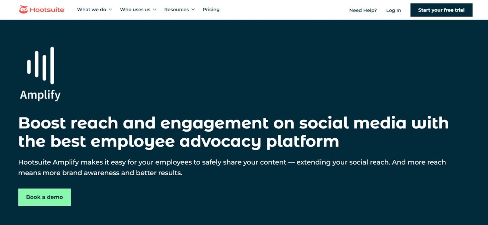 Hootsuite Amplify 