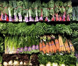 Leafy Vegetables in the Market · Free Stock Photo