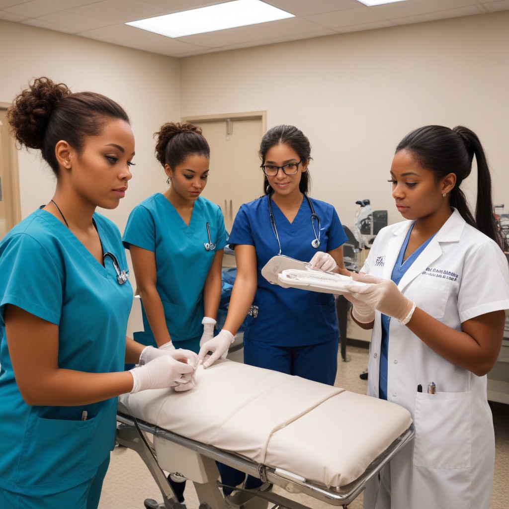 medical assistants on clinical rotations 