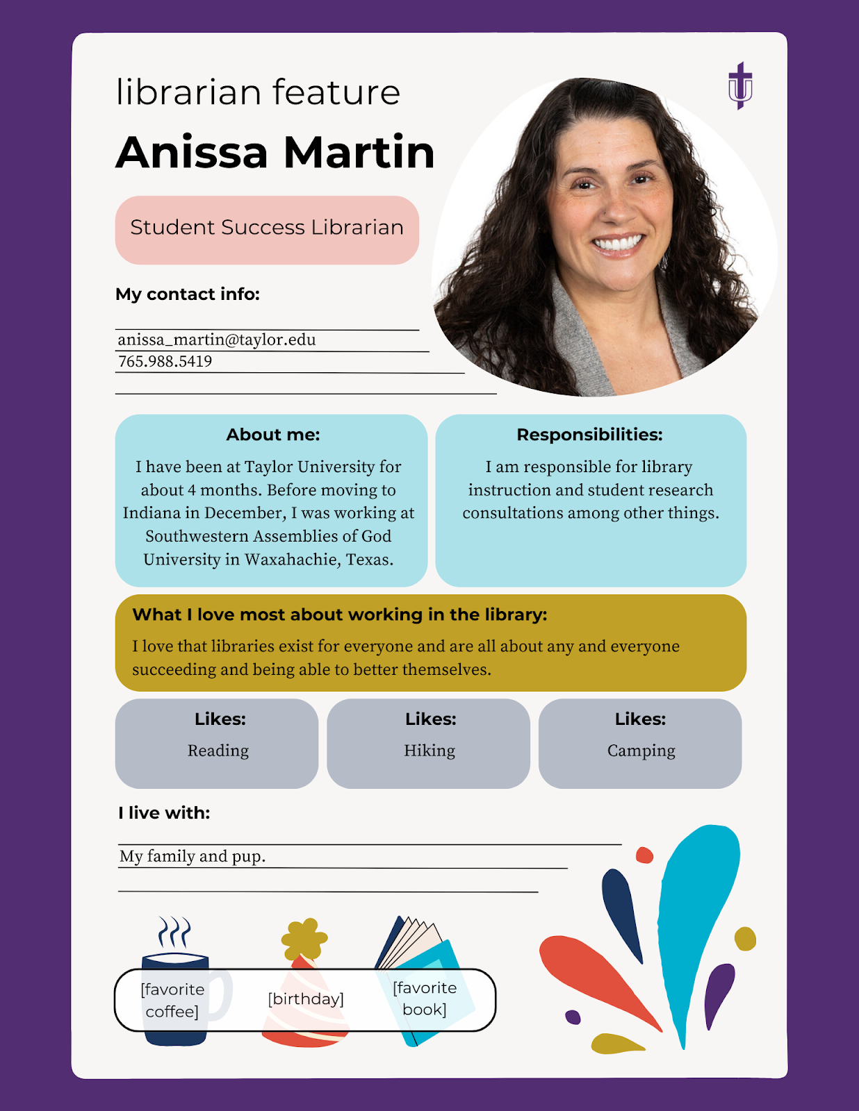 Librarian Profile Infographic