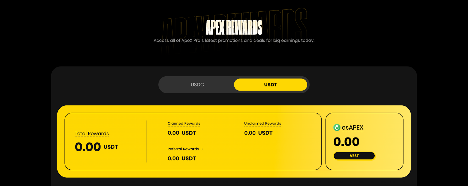 apex staking rewards