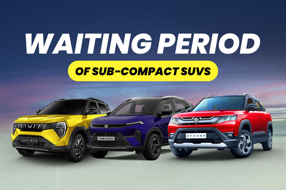 Waiting Period of Sub compact SUV in June 2024
